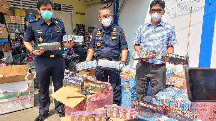 Bea Cukai Sumbagbar Amankan Penyelundupan Rokok Tanpa Cukai